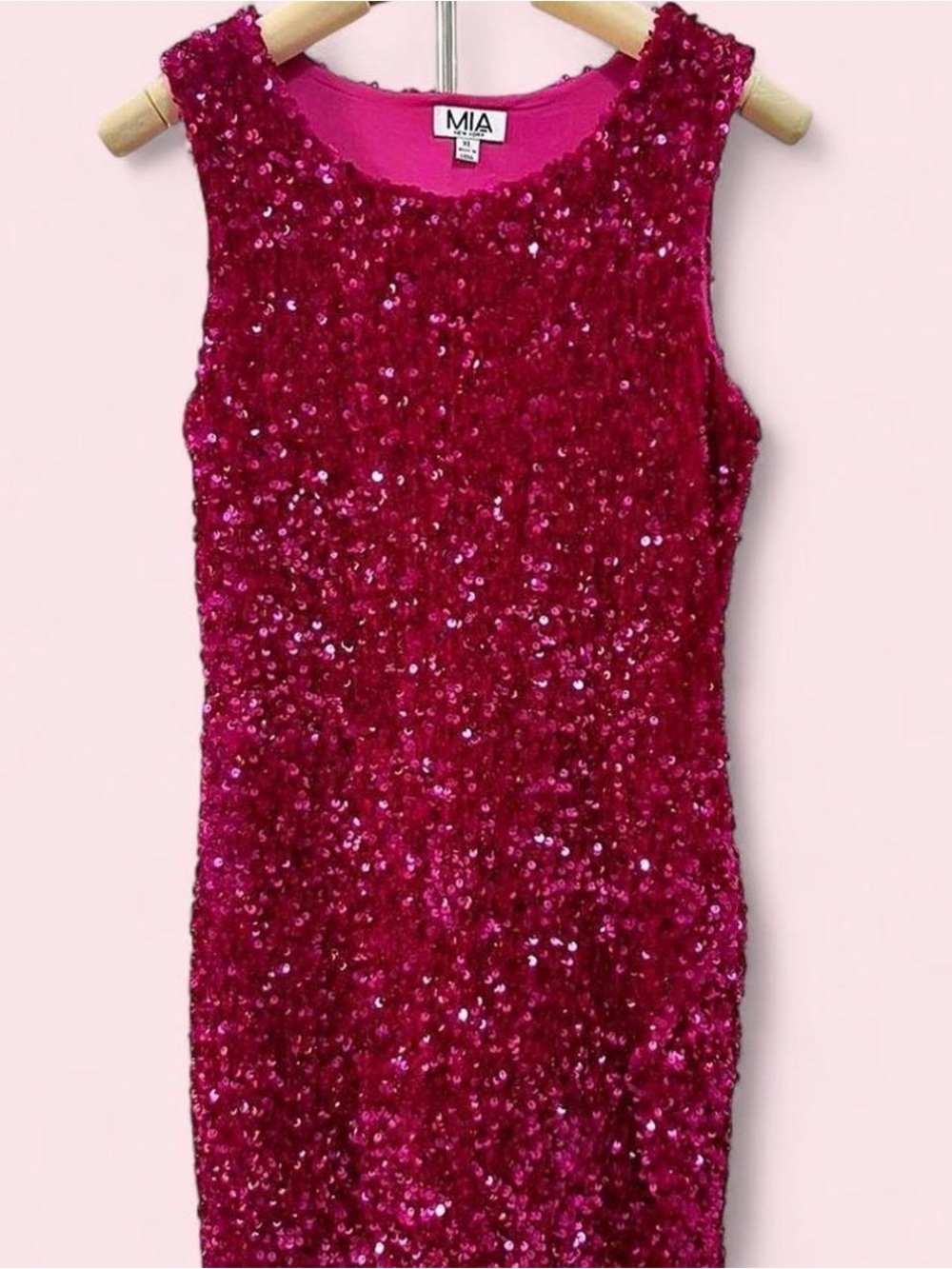 MIA Pink Girl’s Hot Pink Sequin Dress